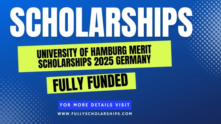 University of Hamburg Merit Scholarships 2025 Germany