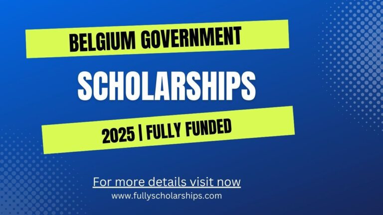 Belgium Government Scholarships 2025