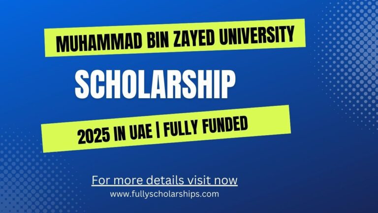 Muhammad Bin Zayed University Scholarship 2025 in UAE | Fully Funded