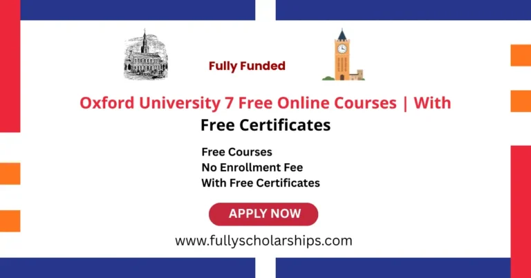Oxford University 7 Free Online Courses With Free Certificates