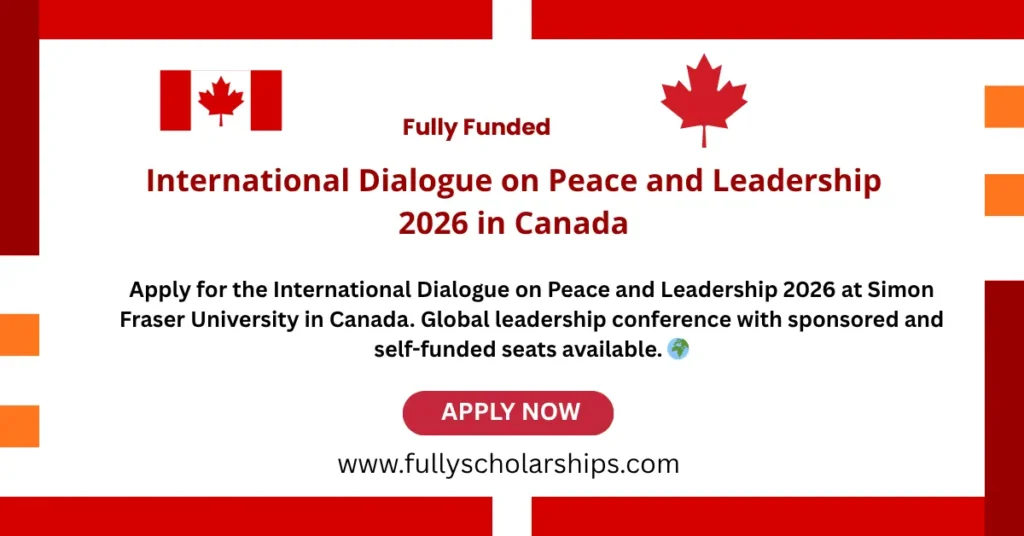 International Dialogue on Peace and Leadership 2026 in Canada