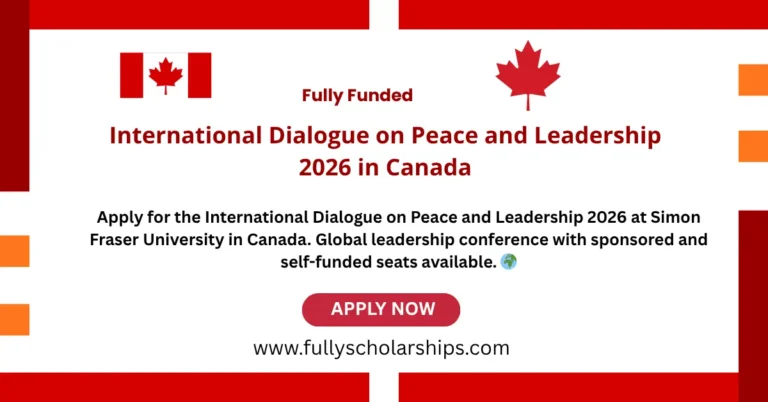 International Dialogue on Peace and Leadership 2026 in Canada