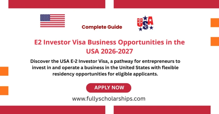 E2 Investor Visa Business Opportunities in the USA 2026