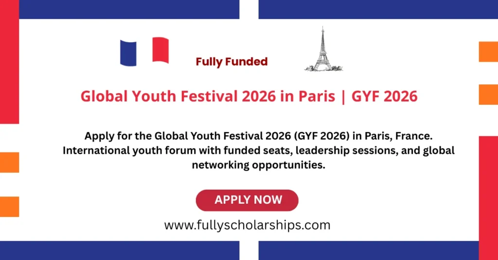 Global Youth Festival 2026 in Paris