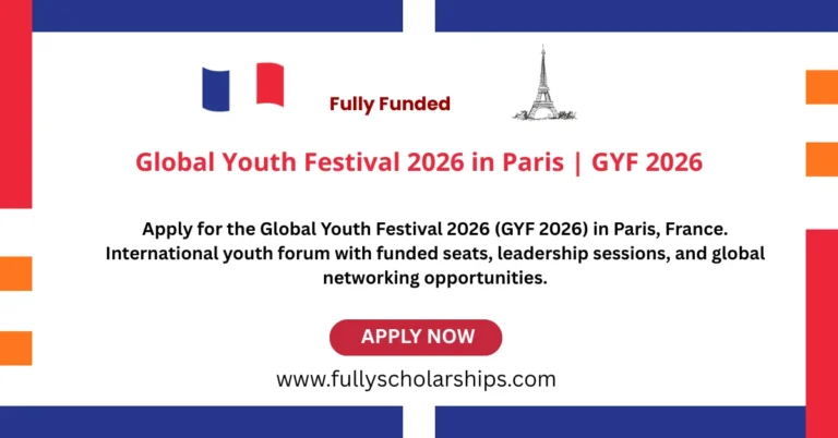 Global Youth Festival 2026 in Paris