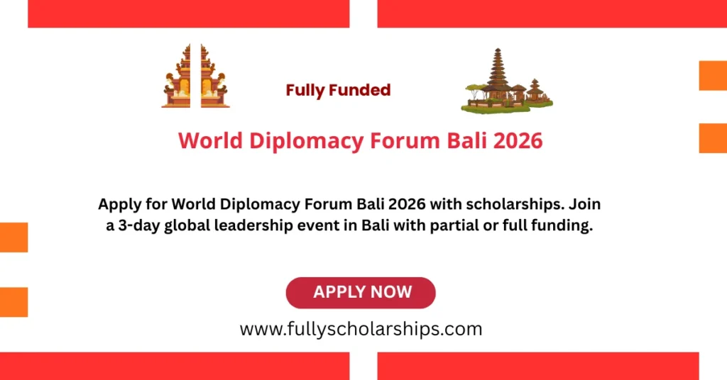 World Diplomacy Forum Bali 2026