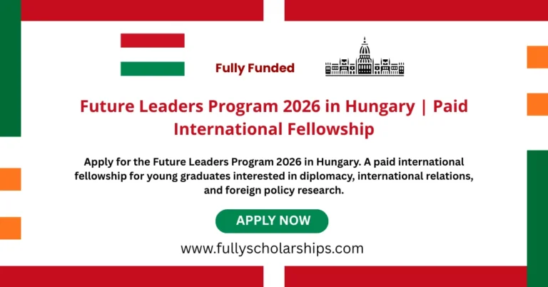 Future Leaders Program 2026 in Hungary