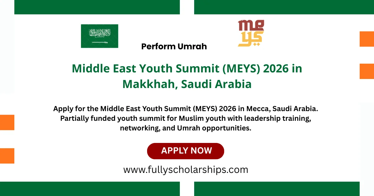 Middle East Youth Summit (MEYS) 2026 in Makkhah, Saudi Arabia