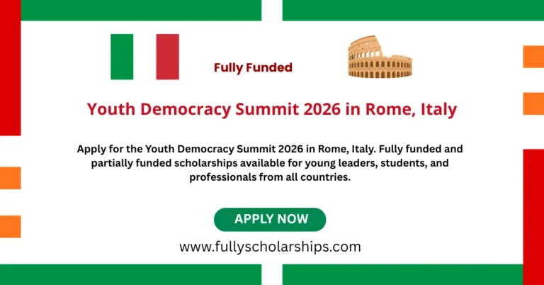 Youth Democracy Summit 2026 in Rome, Italy