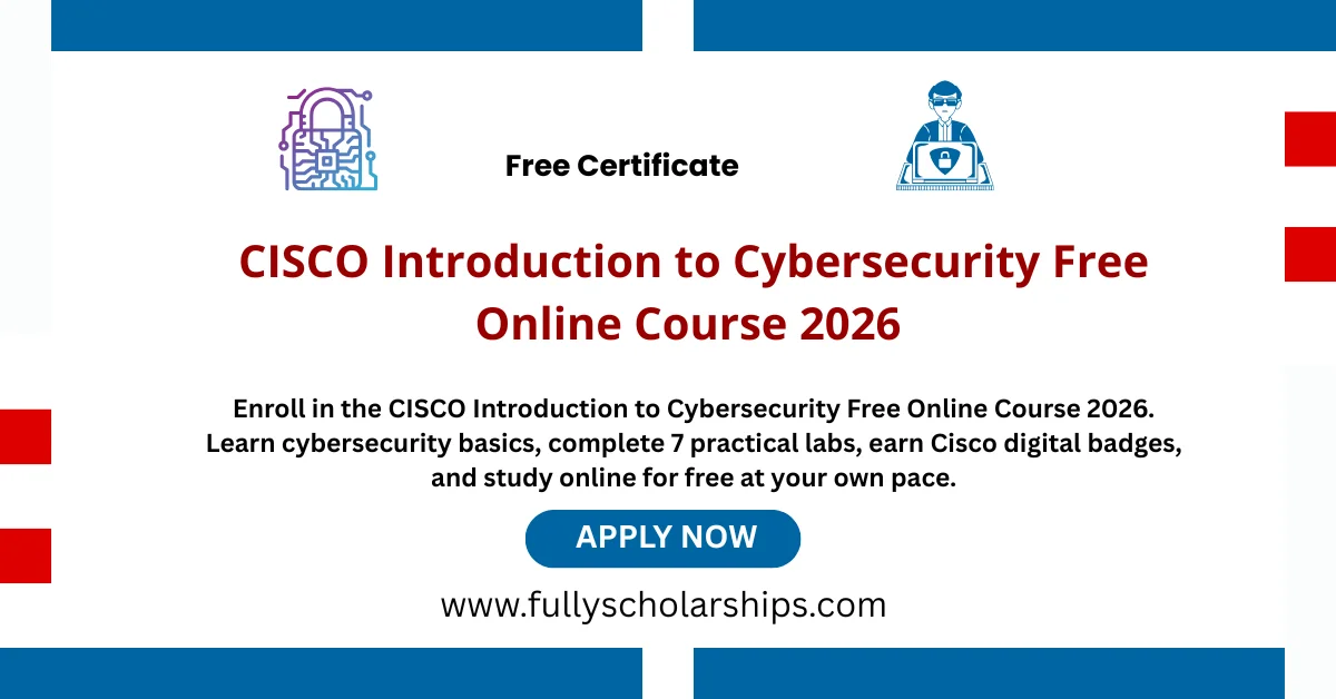 CISCO Introduction to Cybersecurity Free Online Course 2026