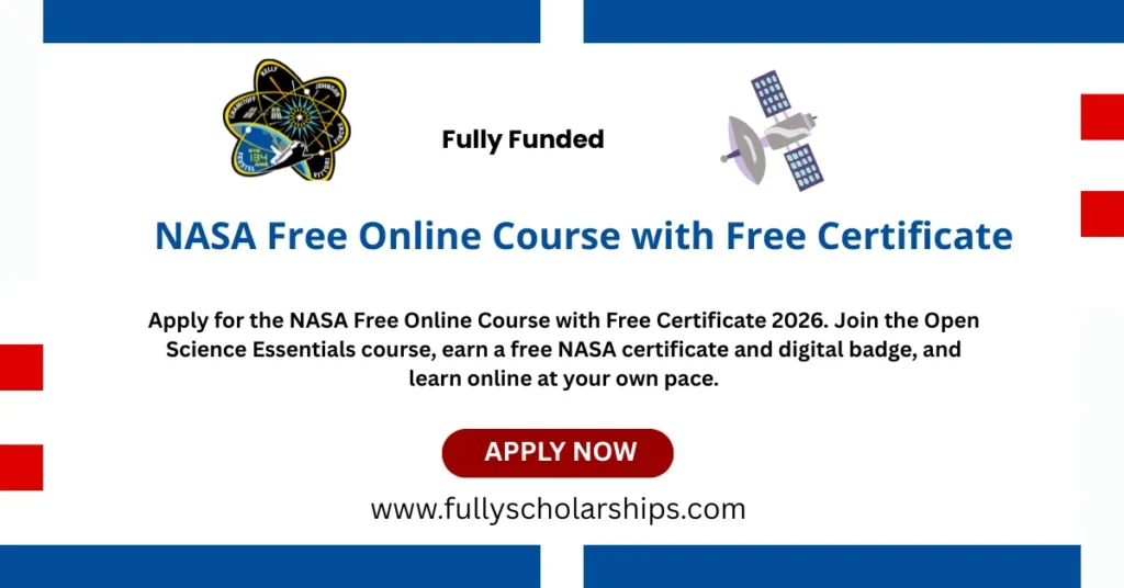 NASA Free Online Course with Free Certificate 2026
